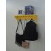 Prateleira Cabideiro Suporte Porta Canecas Utensílios de Cozinha Mochilas Bolsas - Amarelo Laca