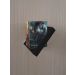 Prateleira Porta Livros Suporte Estante Nicho Decorativo 2 Peças Parede - Preto Laca