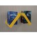 Prateleira Porta Livros Suporte Estante Nicho Decorativo 2 peças Parede - Amarelo Laca