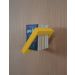 Prateleira Porta Livros Suporte Estante Nicho Decorativo 2 peças Parede - Amarelo Laca
