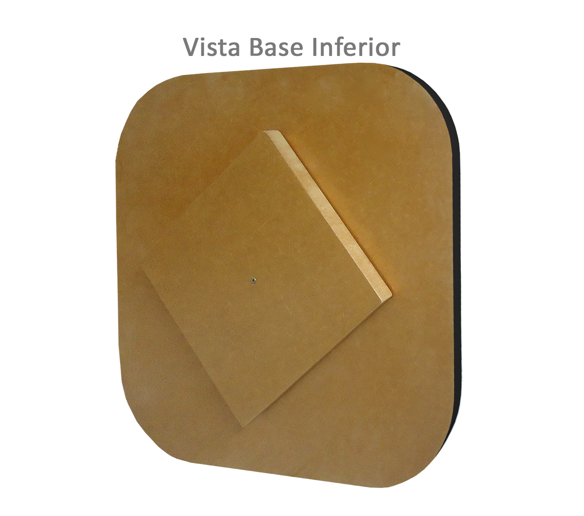 Prato Giratório Centro de Mesa Tampo Tábua para Mesa 80 cm Preto Laca