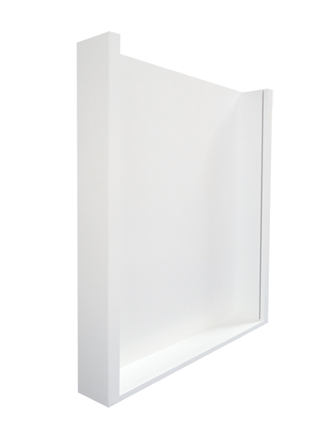 Quadro Porta Rolhas de Vinho Champanhe Tampinhas Decorativo de Parede - Branco Laca