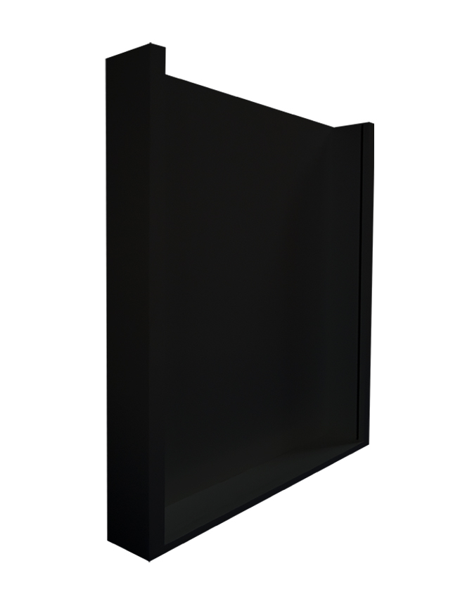 Quadro Porta Rolhas de Vinho Champanhe Tampinhas Decorativo de Parede - Preto Laca