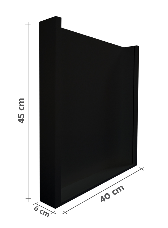 Quadro Porta Rolhas de Vinho Champanhe Tampinhas Decorativo de Parede - Preto Laca