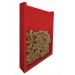 Quadro Porta Rolhas de Vinho Champanhe Tampinhas Decorativo de Parede - Vermelho Laca