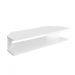Rack Suspenso para TV de até 50” Aparador Bancada Estante de Canto Branco