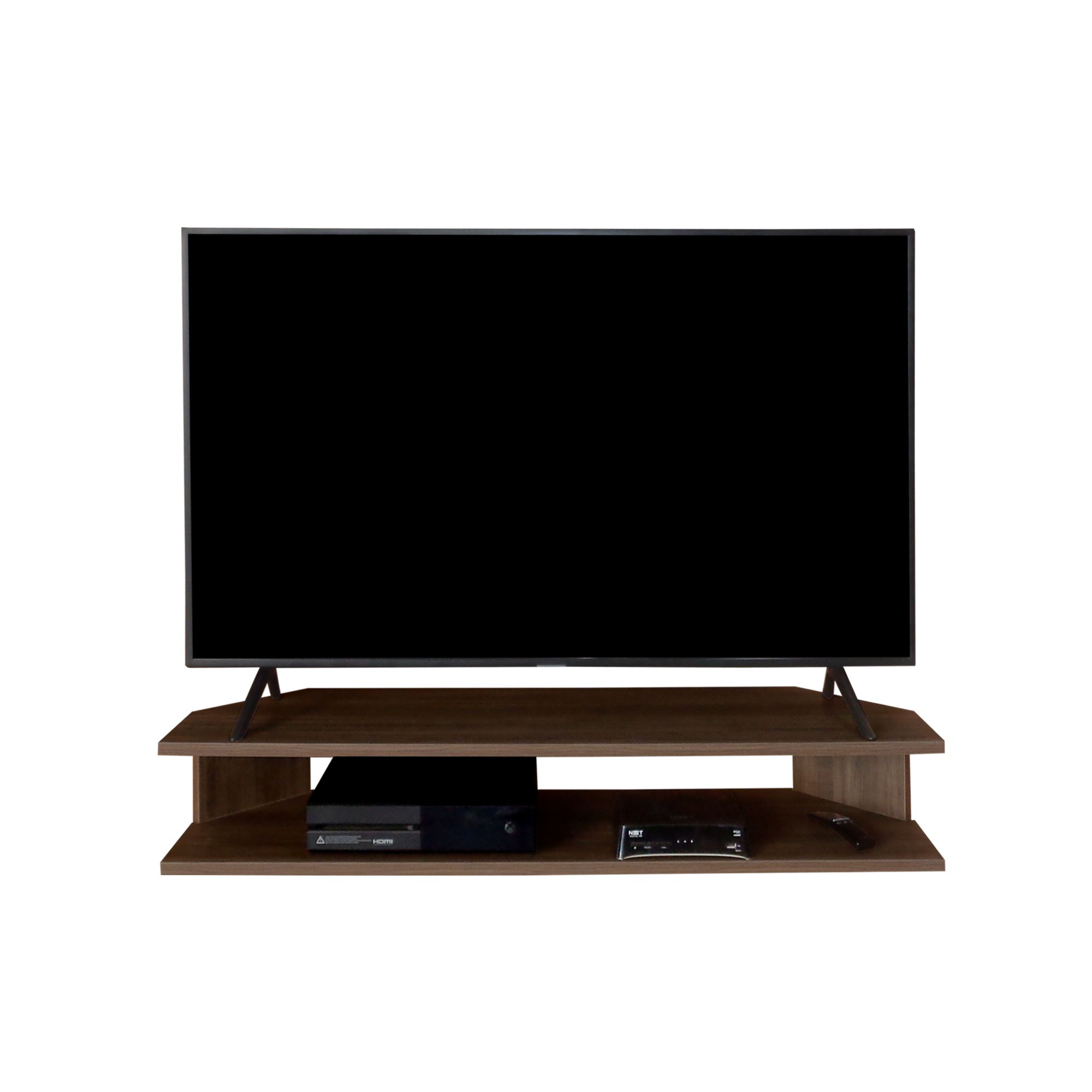 Rack Suspenso para TV de até 50” Aparador Bancada Estante de Canto Versati