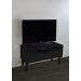 Rack para TV Bancada Aparador Com Nicho e Gaveta Preto Laca