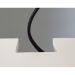 Rack para TV Suspenso Bancada Com Nicho e Gaveta Off White Laca