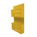 Revisteiro de Parede Porta Revistas Livros - Amarelo Laca