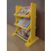 Revisteiro de Piso Chão Porta Revistas Livros - Amarelo Laca