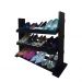 Sapateira de Piso para Closets e Quartos 12 Pares Sapatos - Preto Laca