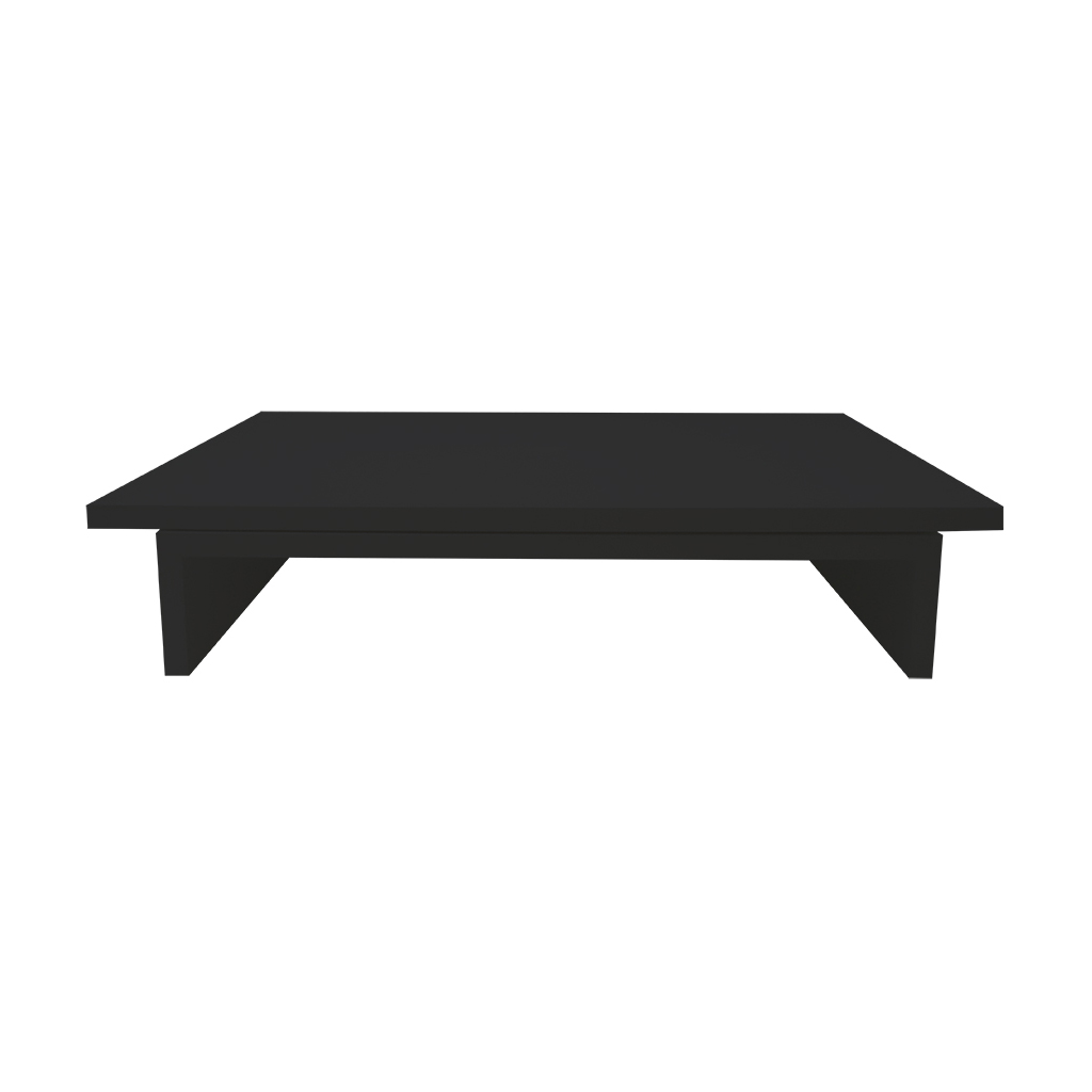 Suporte de Mesa Giratório 360° com Nicho para Monitor - Preto