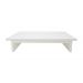Suporte de Mesa Giratório 360° com Nicho para TV - Branco