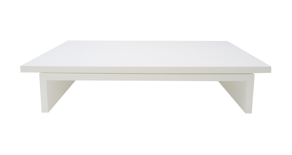 Suporte de Mesa Giratório 360° com Nicho para TV - Branco