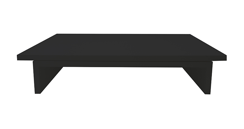 Suporte de Mesa Giratório 360° com Nicho para TV - Preto