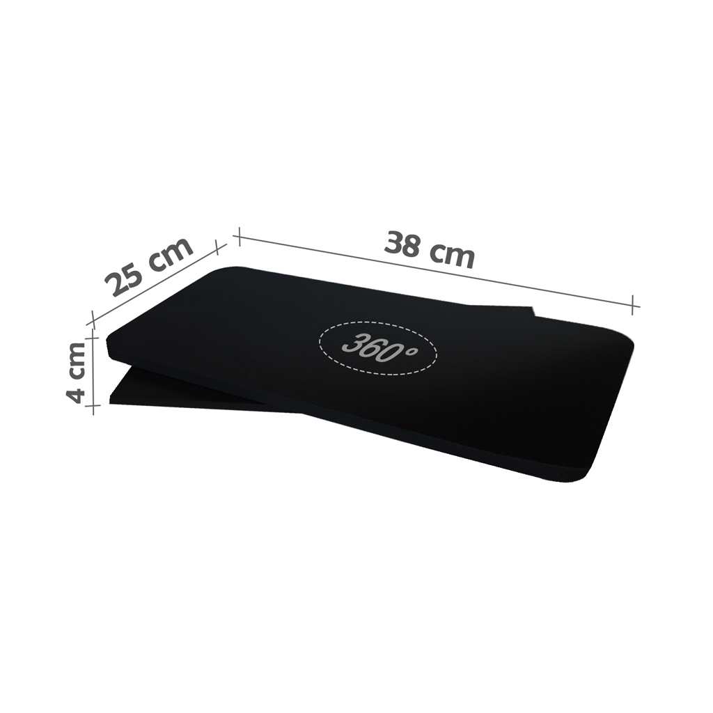 Suporte de Mesa Giratório 360° para Monitor Preto