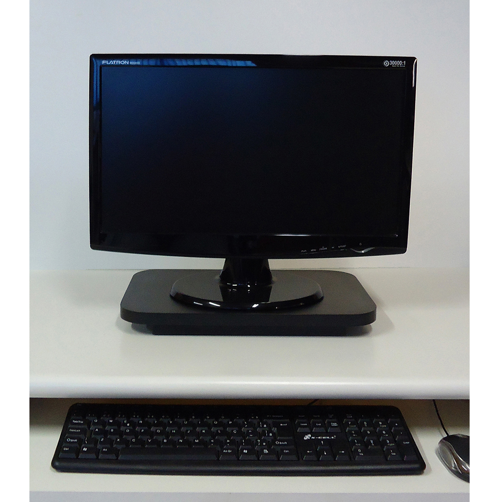 Suporte de Mesa Giratório 360° para Monitor Preto