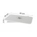 Suporte de Mesa Giratório 360° para TV Branco