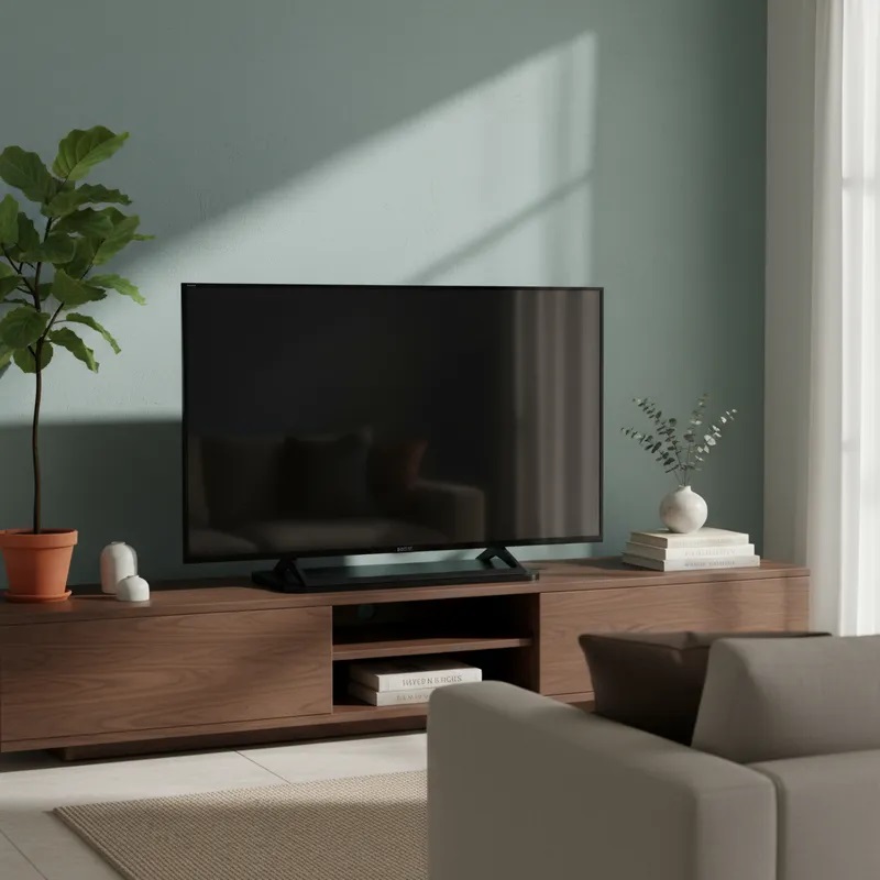 Suporte de Mesa Giratório 360° para TV Preto