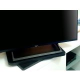 Suporte de Mesa Giratório 360° para TV Preto