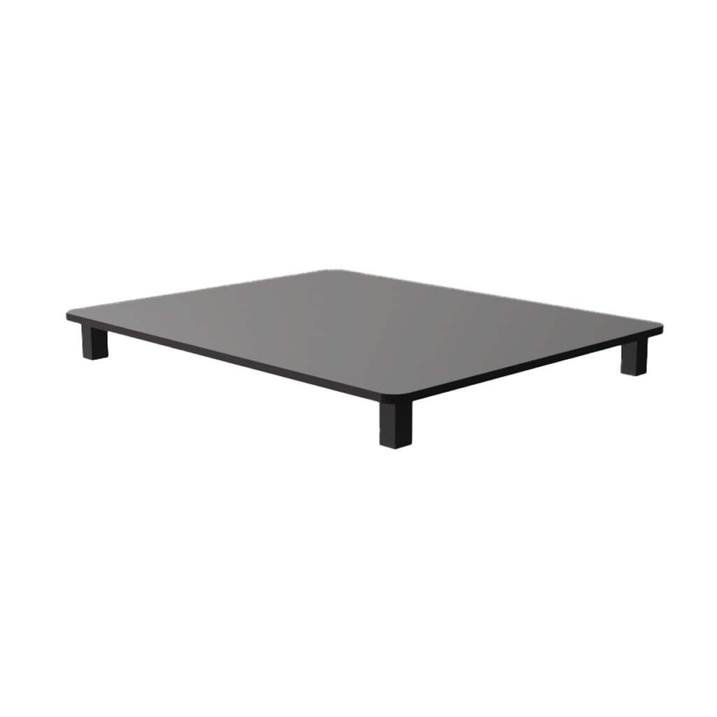 Tampa para Cooktop 2 Bocas 30,2 x 51,4 cm Fischer Madeira MDF Laqueado Preto