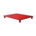Tampa para Cooktop 5 Bocas 90 x 52 cm Panasonic Madeira MDF Laqueado Vermelho