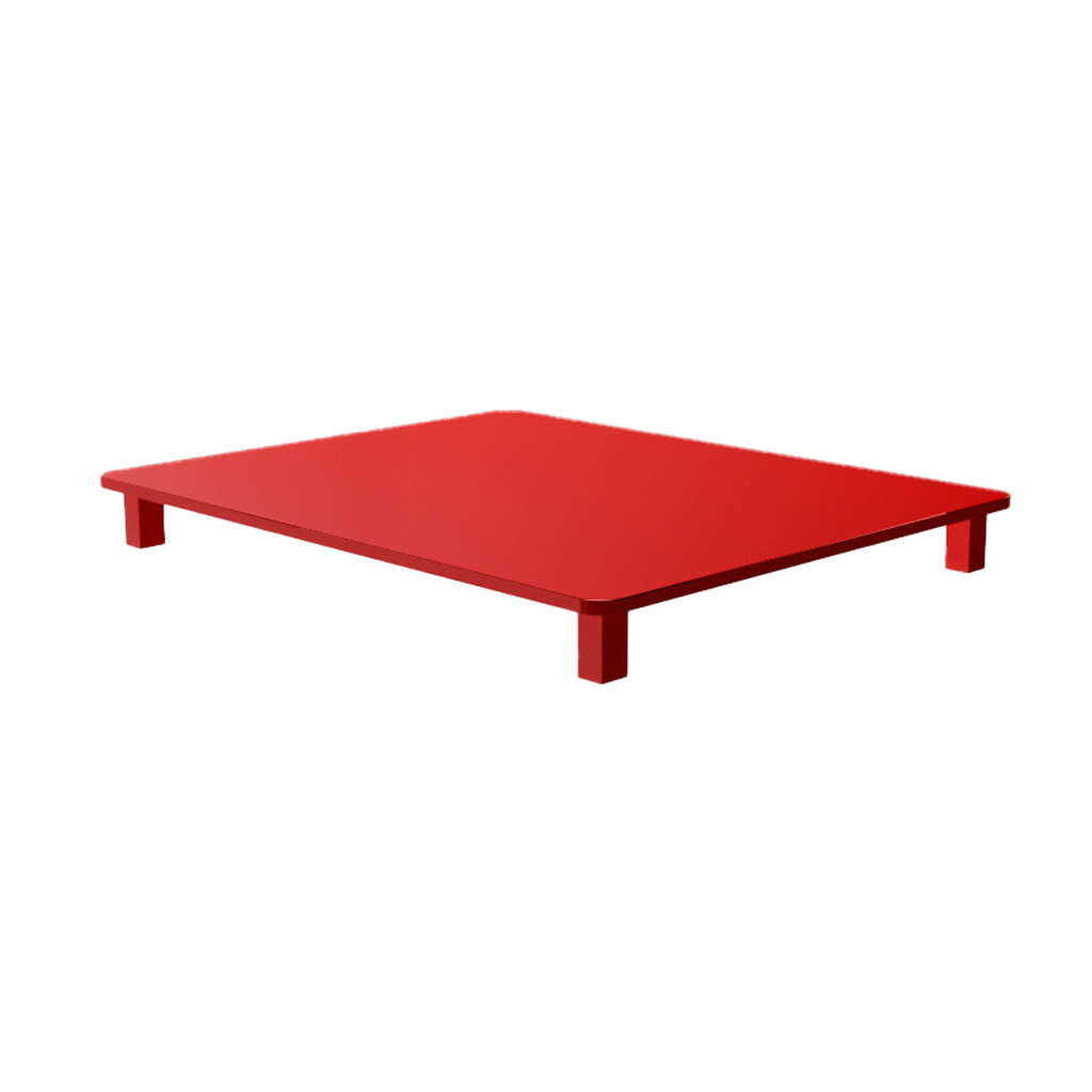 Tampa para Cooktop 5 Bocas 90 x 52 cm Panasonic Madeira MDF Laqueado Vermelho