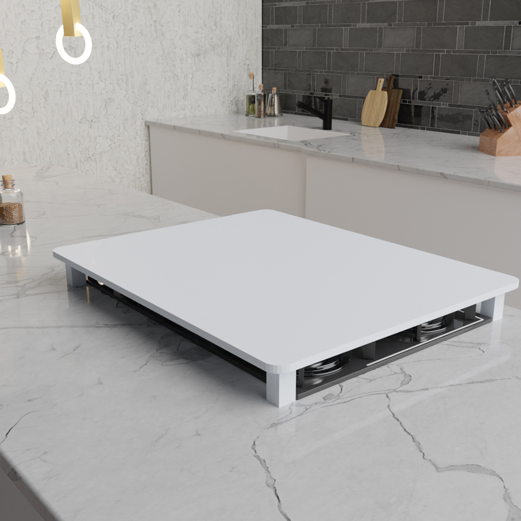 Tampa para Cooktop Electrolux 4 Bocas IE6SF 60 X 52 cm Branco Laca