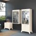 Cristaleira com 02 Portas de Vidro Sala de Jantar Infinity Off White - Frade Movelaria