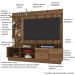 Estante Home Theater para TV até 65 Polegadas Sala de Estar Vivaz Canela - Frade Movelaria