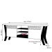 Rack Bancada para TV até 60 Polegadas Sala de Estar Decor Off White/Canela - Frade Movelaria