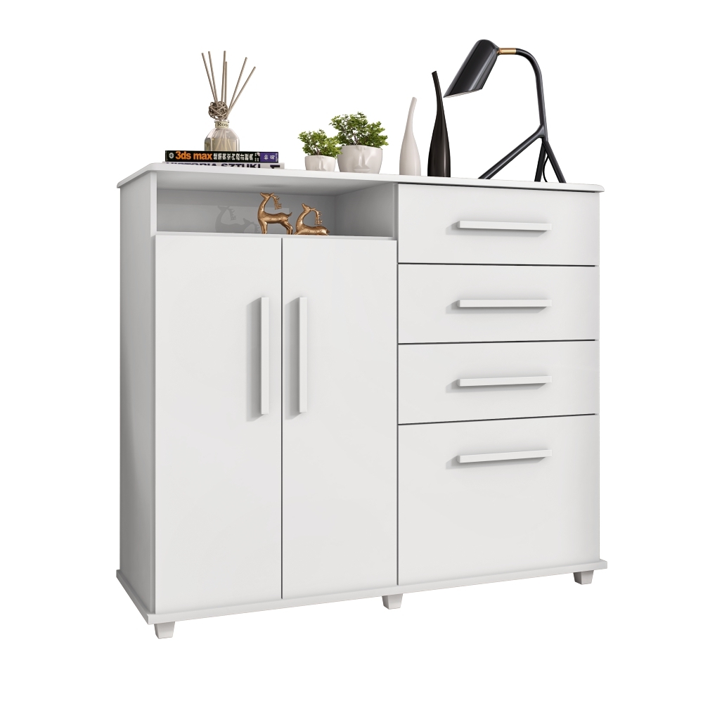 Cômoda com 2 Portas Kaybe Branco