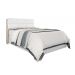 Cabeceira Box Casal 1,38 Isis Amarula Com Painel Class Branco - Framar