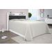 Cabeceira Box Casal Elisa Branco ou Branco/Preto