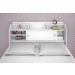 Cabeceira Box Casal Elisa Branco ou Branco/Preto