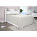 Cabeceira Box Casal Elisa Branco ou Branco/Preto