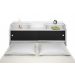 Cabeceira Box Casal Queen Elisa Branco ou Branco/Preto