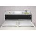 Cabeceira Box Casal Queen Elisa Branco ou Branco/Preto