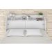 Cabeceira Box Queen 1,58Cm Elisa Branco Ou Branco/Preto - Framar Móveis