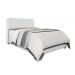 Cabeceira Box Queen Ísis Branca Com Capitonê Branco
