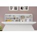 Cabeceira Box Queen Ísis Branca Com Capitonê Branco