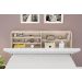 Cabeceira Box Queen Isis Amarula Com Painel Class Branco Framar