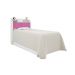 Cabeceira Box Solteiro 0,88Cm Elisa Branco Branco/Rosa - Framar Móveis