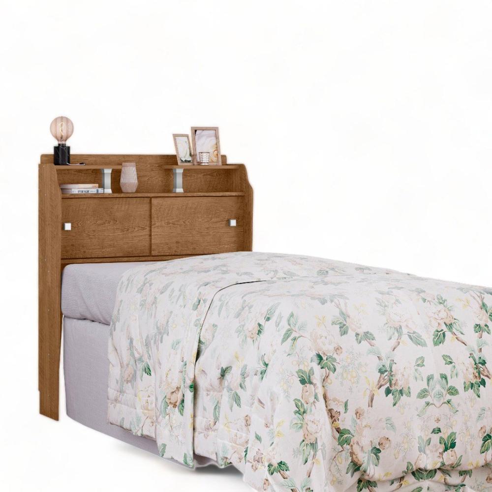 Cabeceira Box Solteiro Elisa Naturalle E Off White Framar