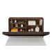 Cabeceira Box Solteiro Isis Chocolate com Capitonê Marrom