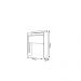 Cabeceira Box Solteiro Thayna Branco 88Cm - Framar Móveis