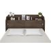 Cabeceira Casal 1,38Cm Elisa Box Chocolate