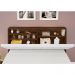 Cabeceira Casal Box Laura Malbec Captonê Branco