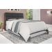 Cabeceira Casal Isis Chocolate Com Painel Class Preto Framar